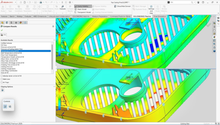 Neue Funktionen in SOLIDWORKS 2026 – Simulation